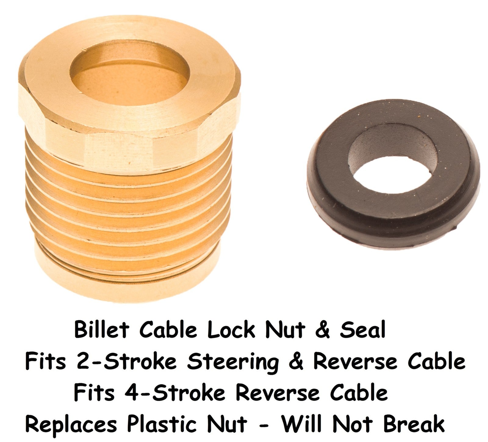 Sea Doo Billet Cable Lock Nut & Seal 717 787 800 951 by Sea Doo