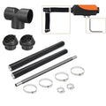 2kw 5kw 8kw Diesel Heater Pipe Ducting Kit With Extendable Air Outlet