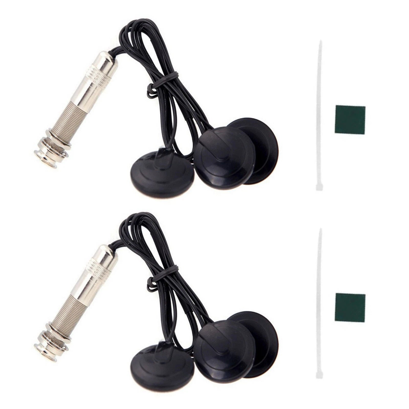 Piezo Bridge Pickup 6.35mm Audio Jack For Acoustic Guitar Mandolin