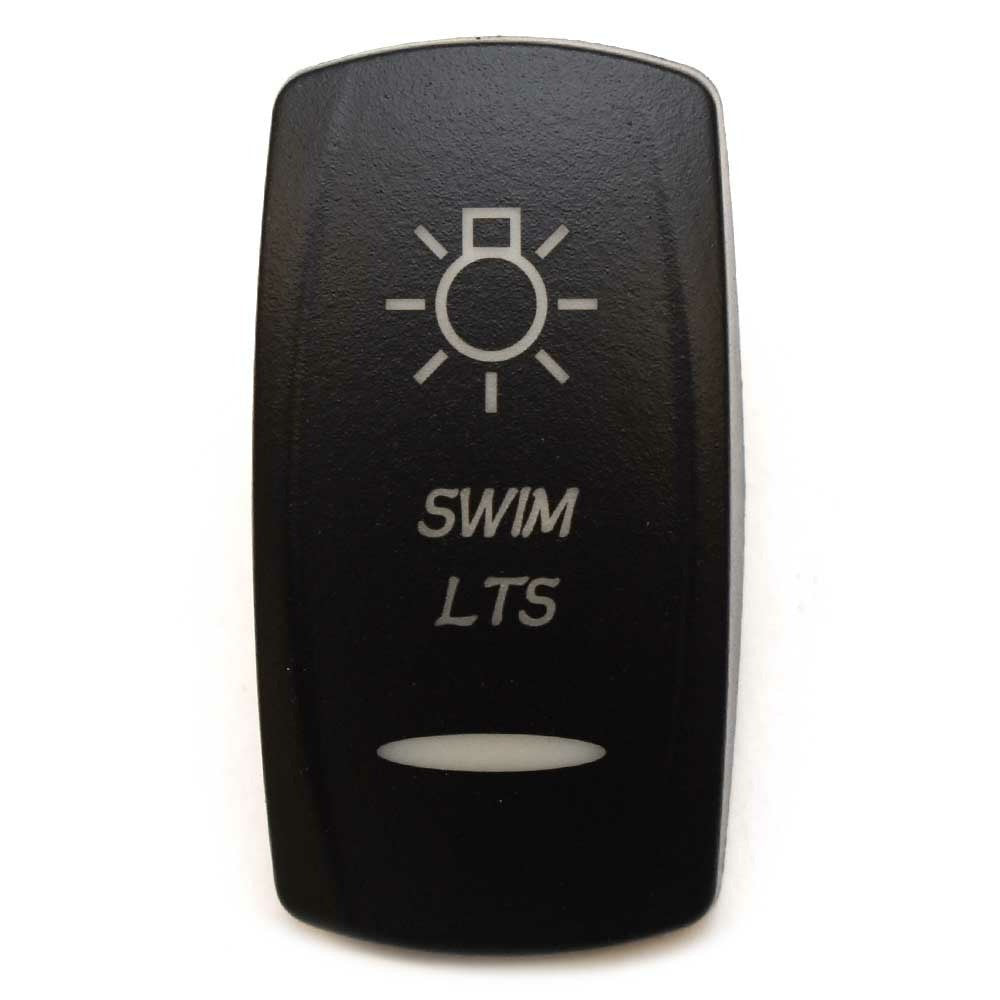 Godfrey Boat Rocker Switch Cover 458057 Swim LTS Actuator Black White by Godfrey