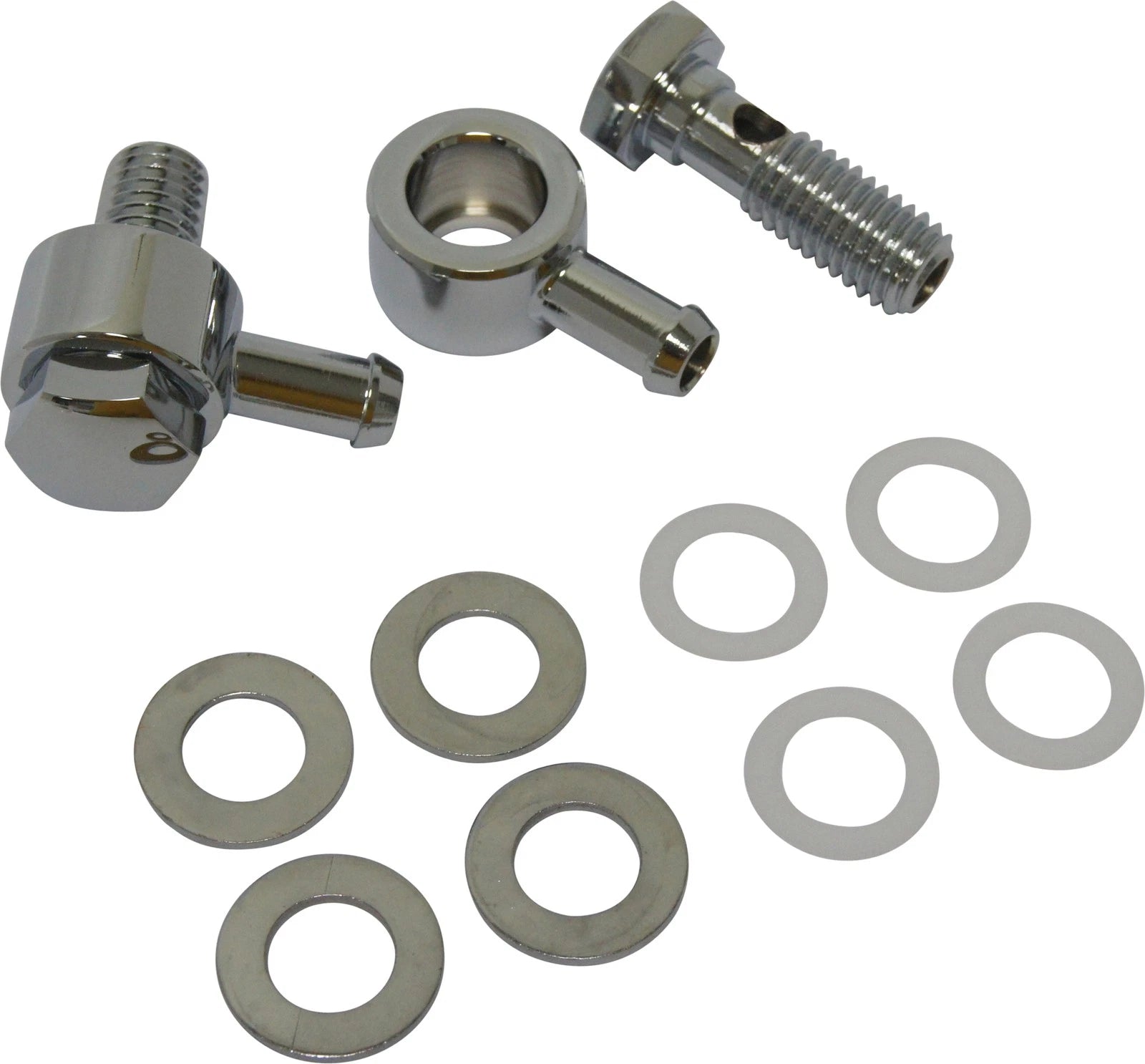 Harddrive Breather Fittings With Bolts For Harley Davidson Evo & Big