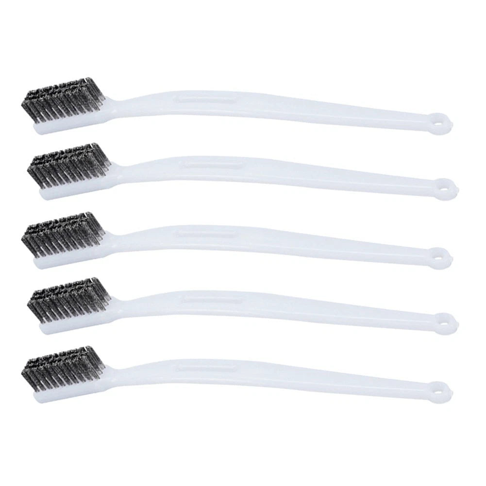 5pcs Wire Brushes With Plastic Handles For For Car Cleaning Detail