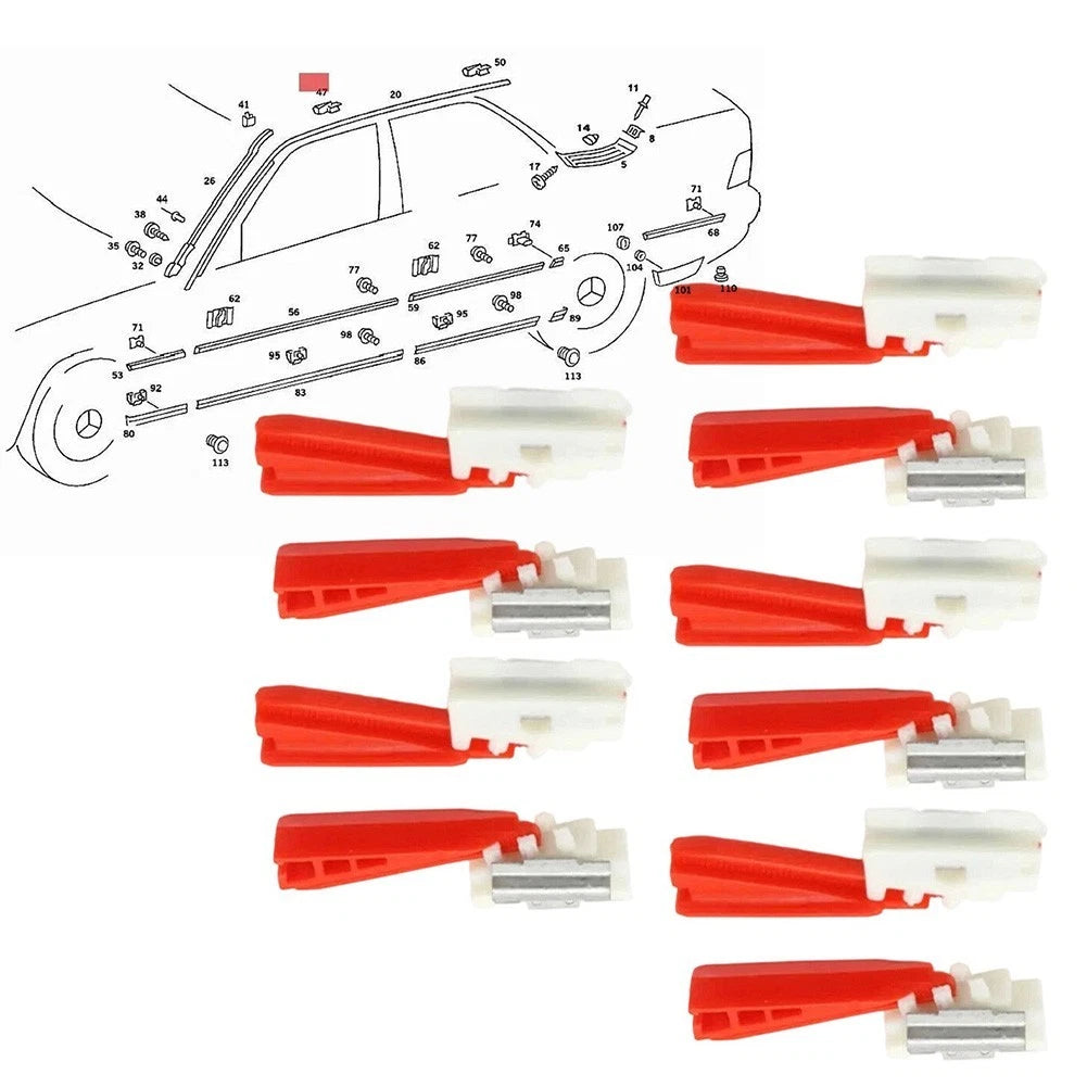Roof Trim Clip A2016980160 For Mercedes W201 190e W124 200e 300e E Clk
