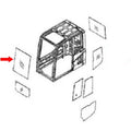 20y-53-11520 Front Upper Windshield Fits Komtasu Excavator 210lc-
