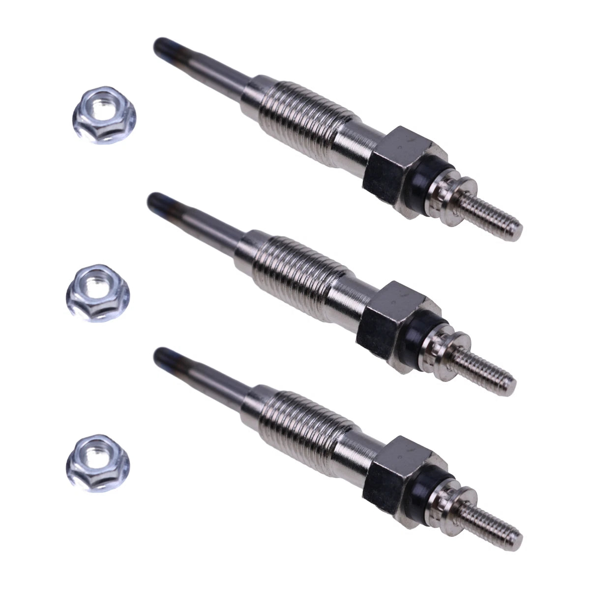 3pcs Glow Plug Mm432148 Mm43214801 For Mitsubishi Mt14 Mt15 Mt16