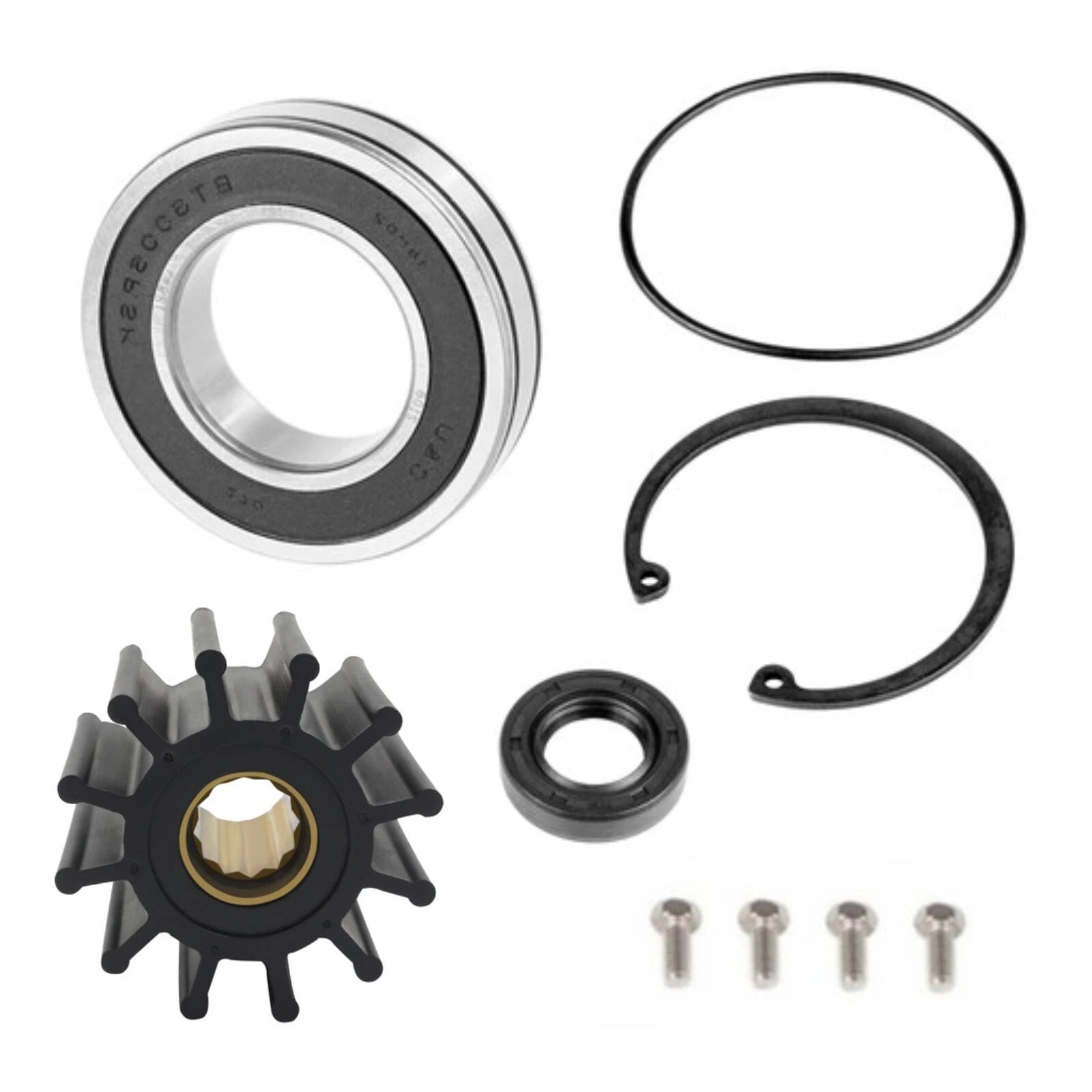 Volvo Penta Raw Sea Water Pump Repair Rebuild Service Kit Stainless