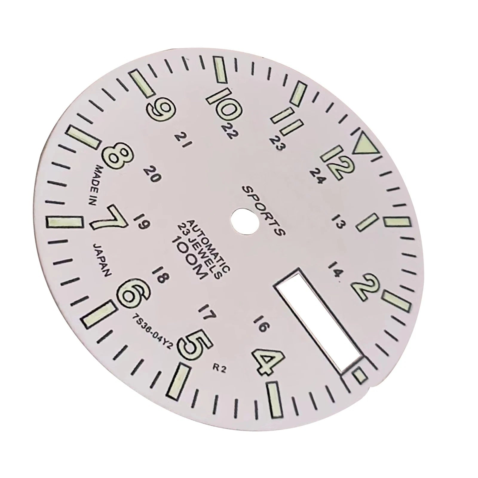Green Luminous Dial Copper C3 For Nh36a Automatic Mechanical Watch