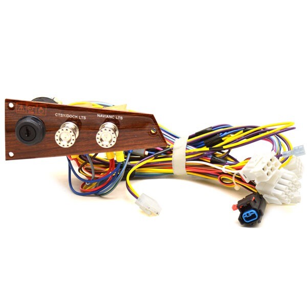 Boat Ignition Switch Panel Glastron GT Woodgrain by Glastron