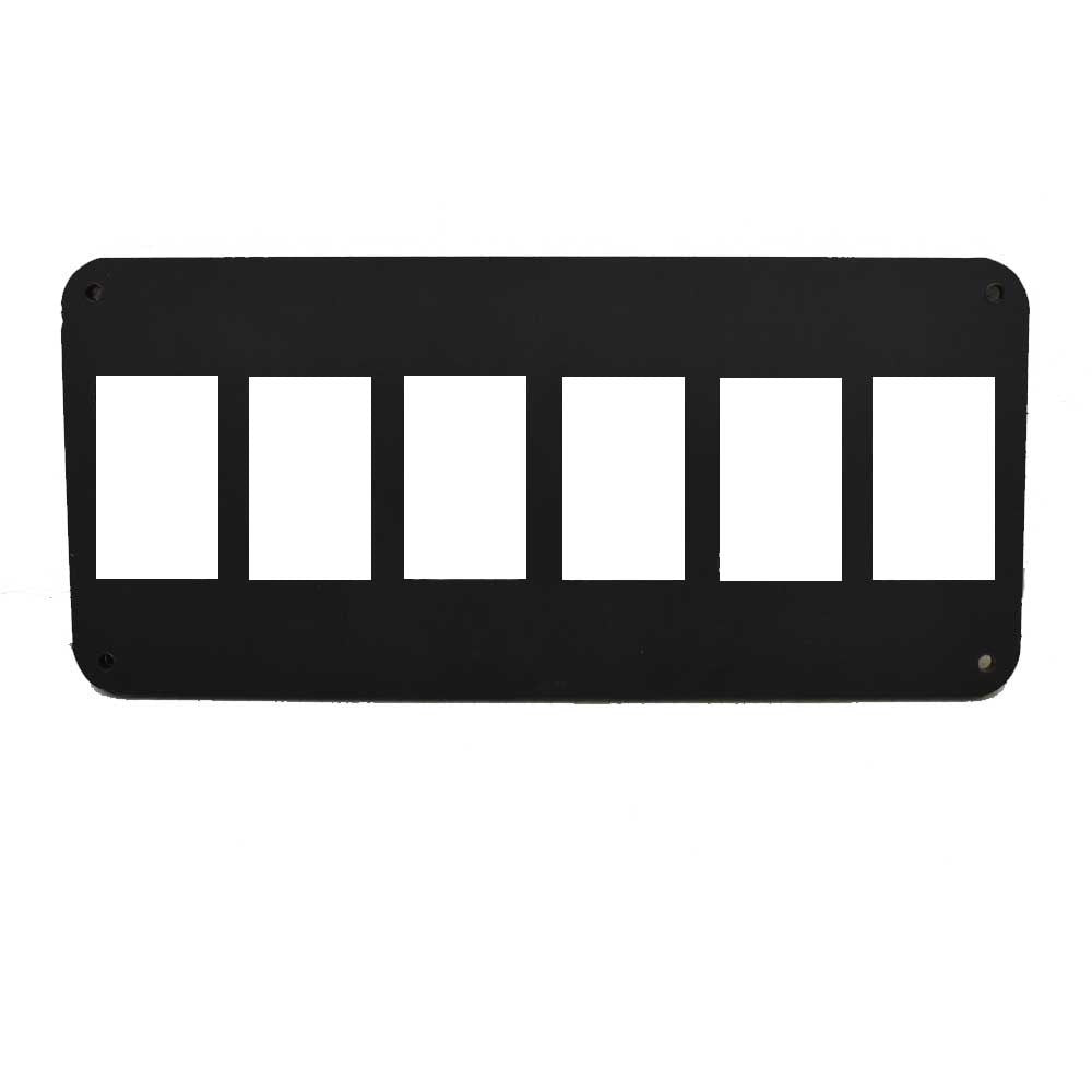 Hurricane Boat Blank Switch Panel 410425 2690 SunDeck 7 Inch Black by Hurricane