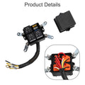 12V 3 Way Fuse Relay Box With Waterproof Top Bottom Cover Blade Fuse