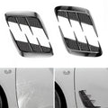 Car Side Vent Trim For Front Bumper Soft Rubber Air Outlet Cover Decal