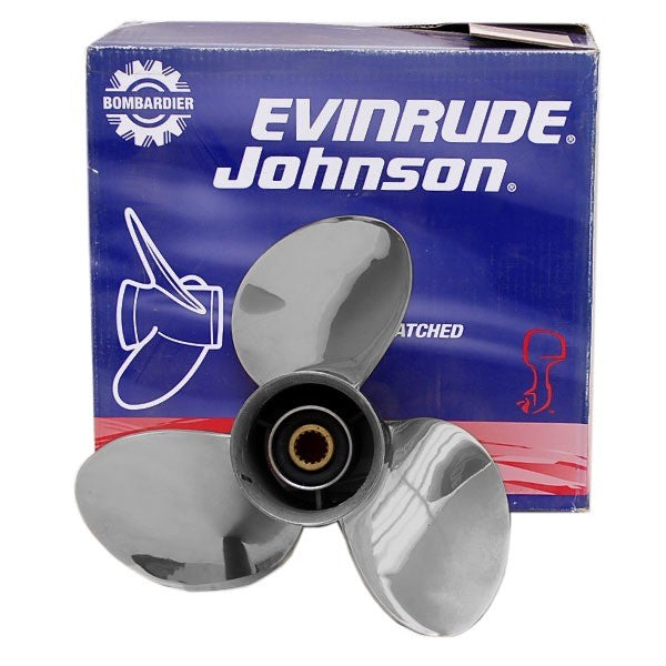 OMC Evinrude Johnson Boat Propeller 0777029 BRP LH 13 7/8 x 17 by OMC