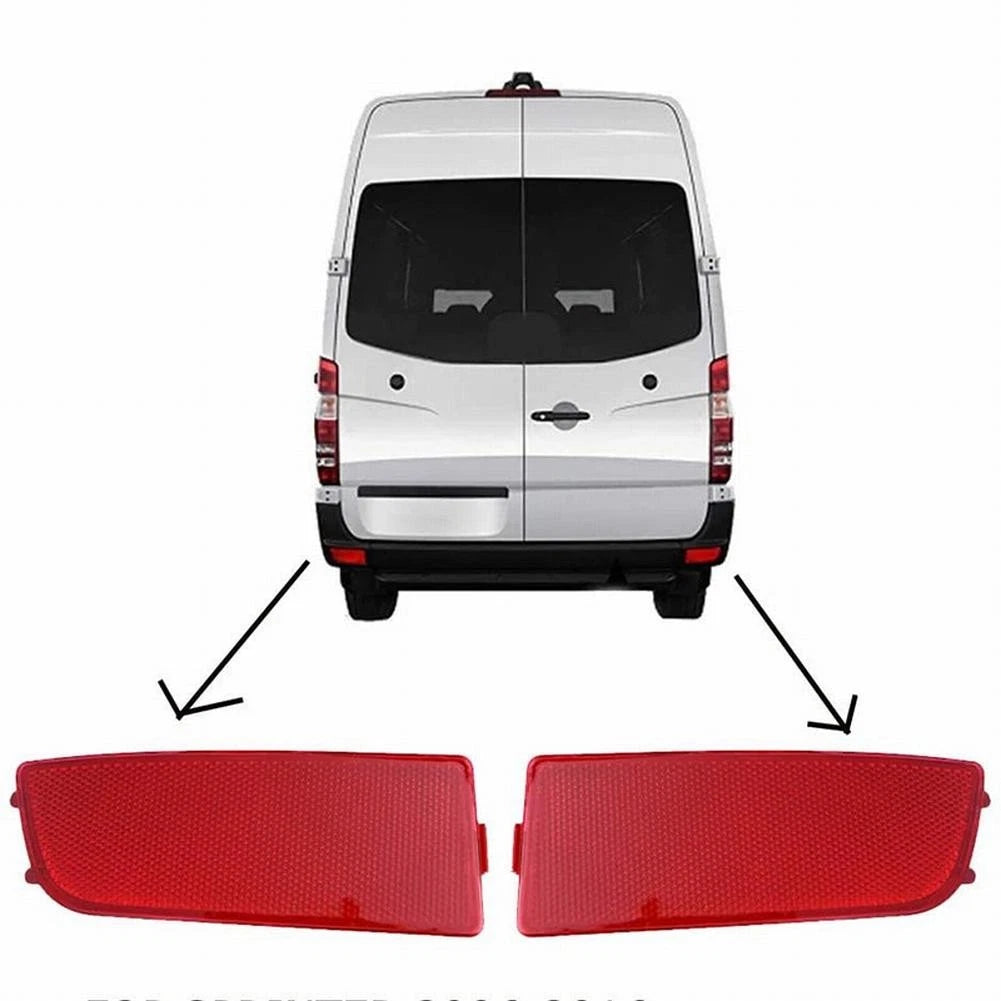 2pcs Rear Bumper Reflector Light Left Right For Mercedes For Benz