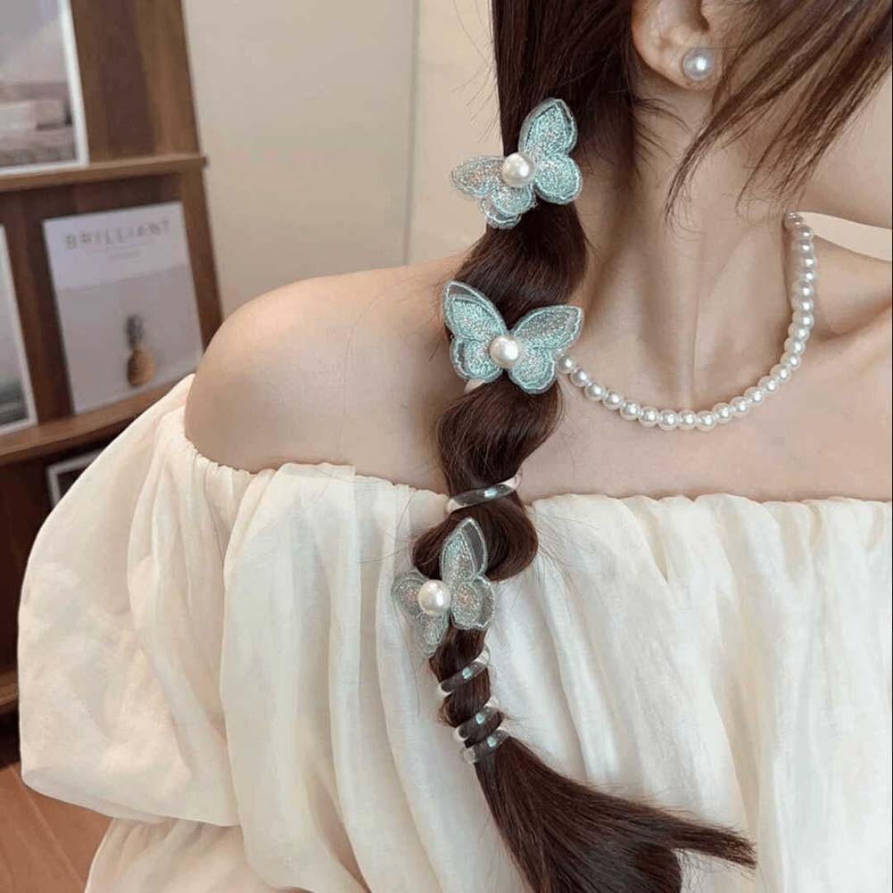 Multicolor Butterfly Hair Loop