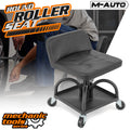 Adjustable Height Rolling Shop Stool