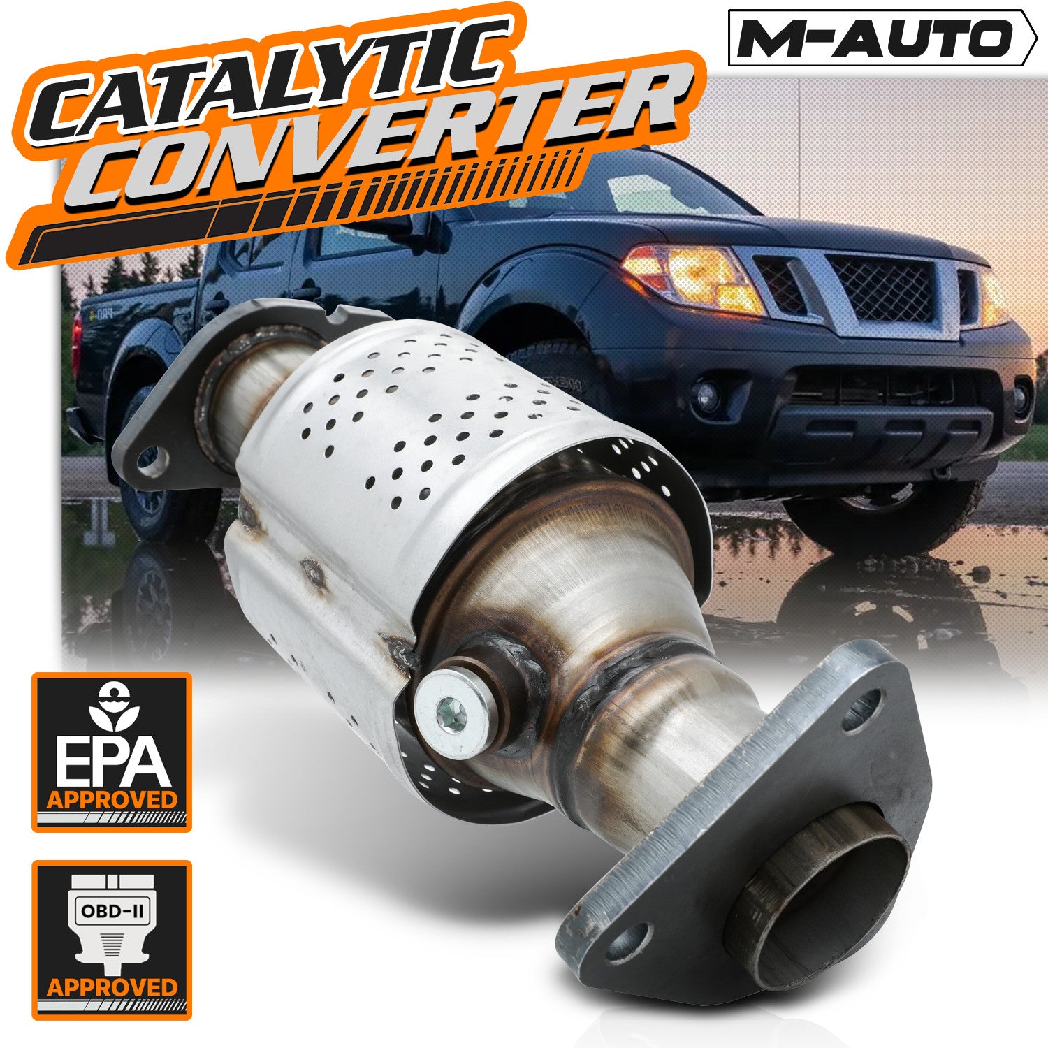 Left Side Exhaust Catalytic Converter for Frontier/Xterra