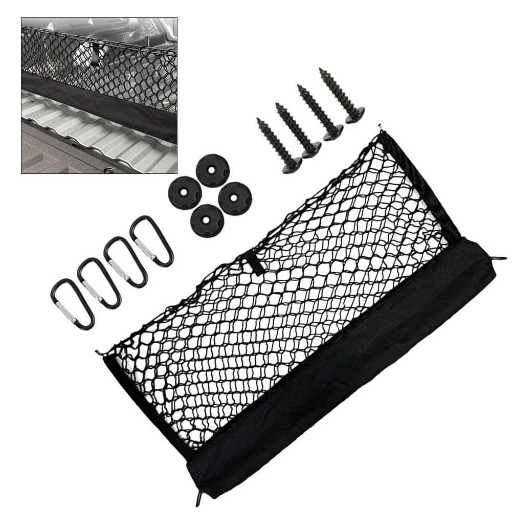 Elastic Fabric Truck Bed Cargo Net 90 By 40cm Double Layer For Secure