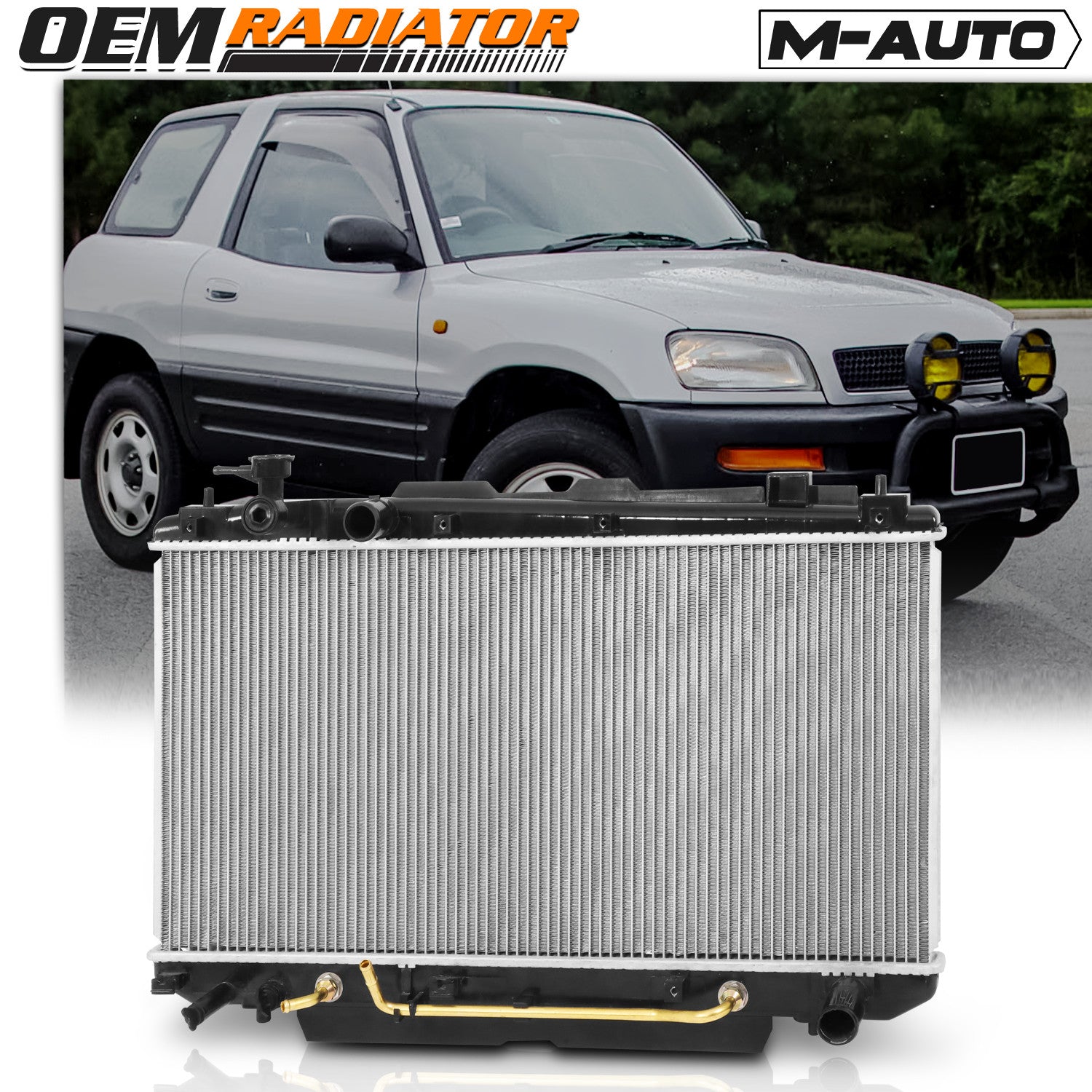 2411 Aluminum Core Radiator OE Replacement fit 2001-200