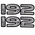 Rinker Boat Brand Decal White / Black 5 1/2 x 1 3/4 by Rinker