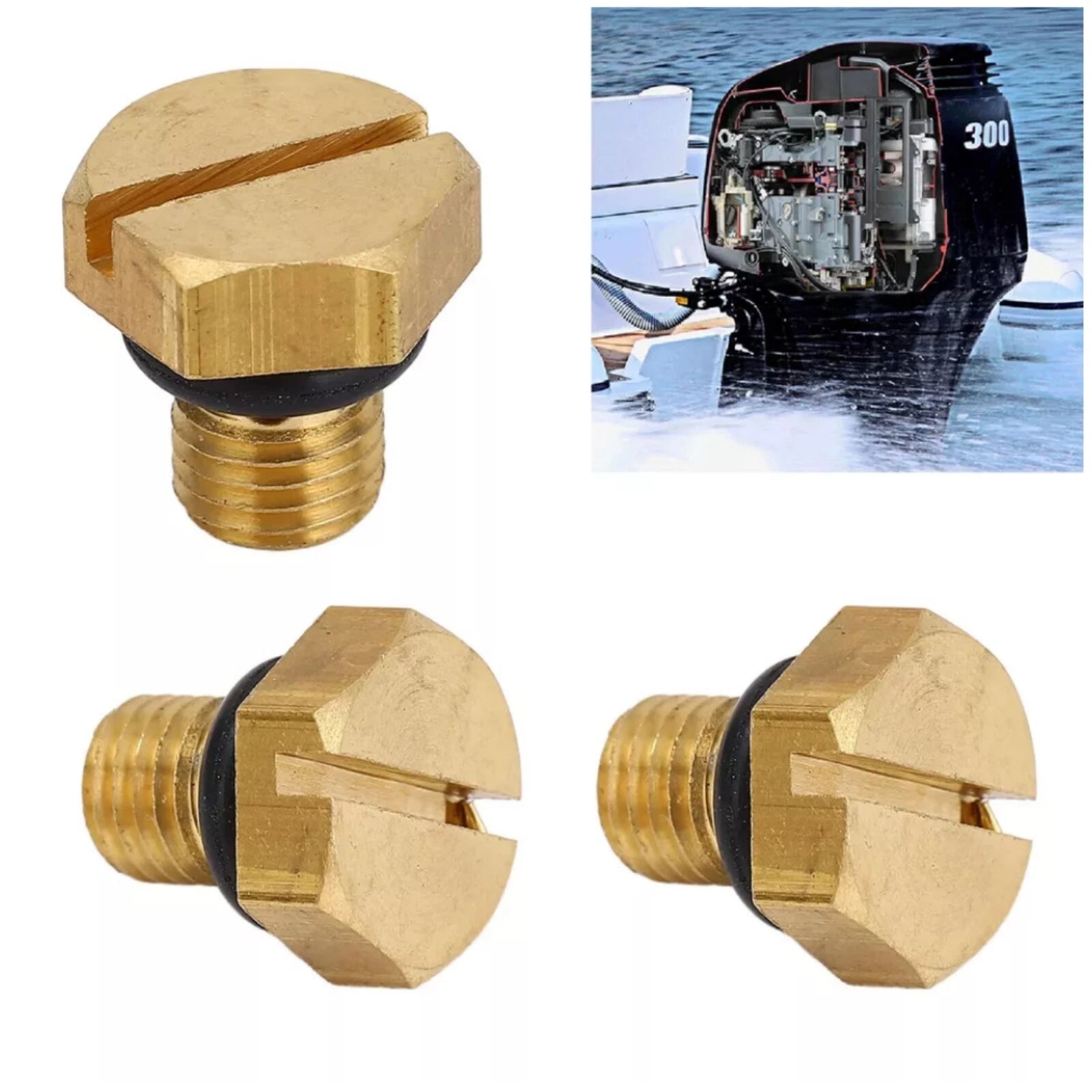 6h3-14992 Screw Drain For Yamaha 2-str 40/50/60/75/90<wbr/>p Cv40
