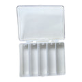 Plastic Fishing Tackle Box with Compartments