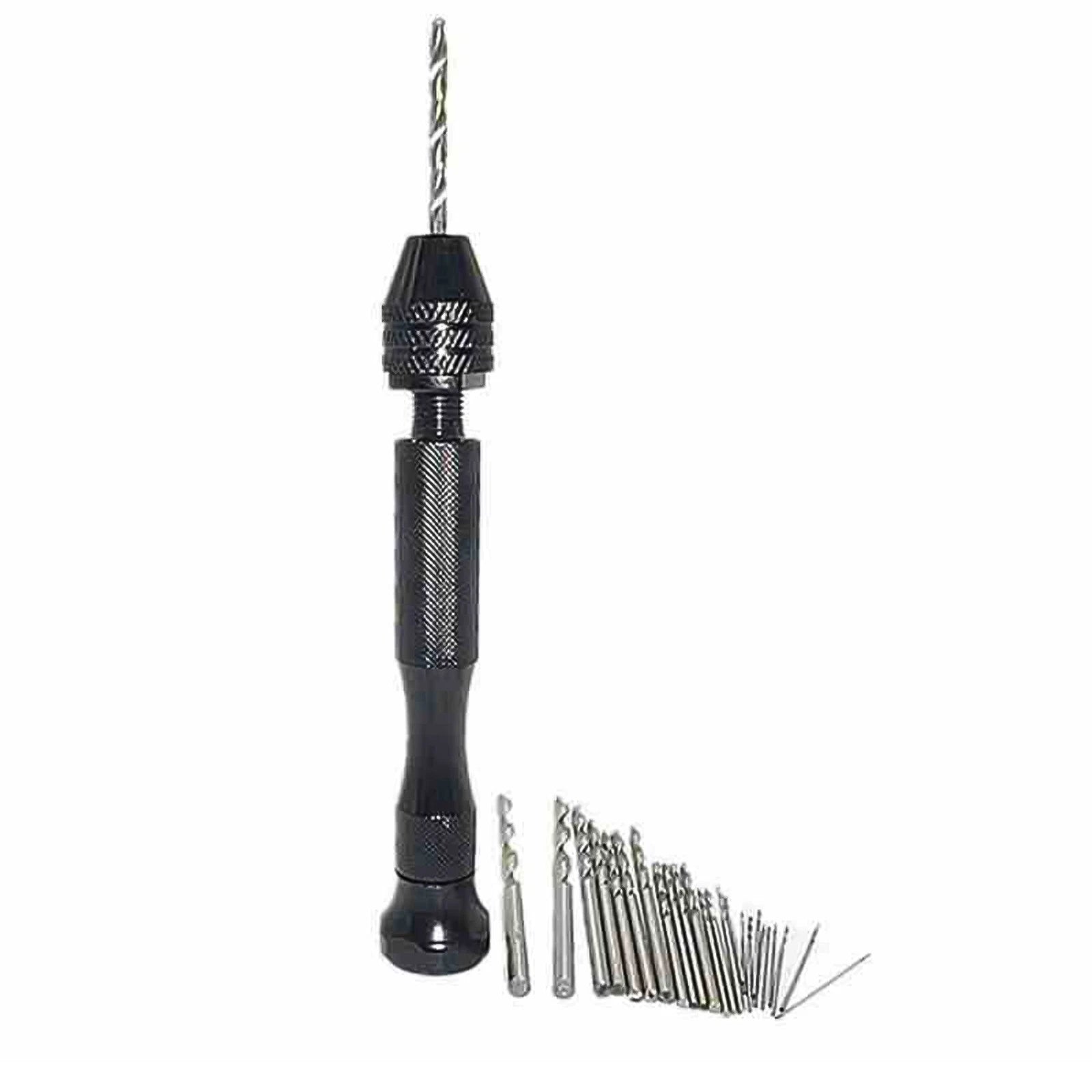 Mini Micro Hand Drill Bits Small Manual Keyless Chuck Pin Vise Rotary