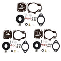 3x Carburettor Repair Kit Johnson Evinrude Outboard 20 25 28 30 35 Hp