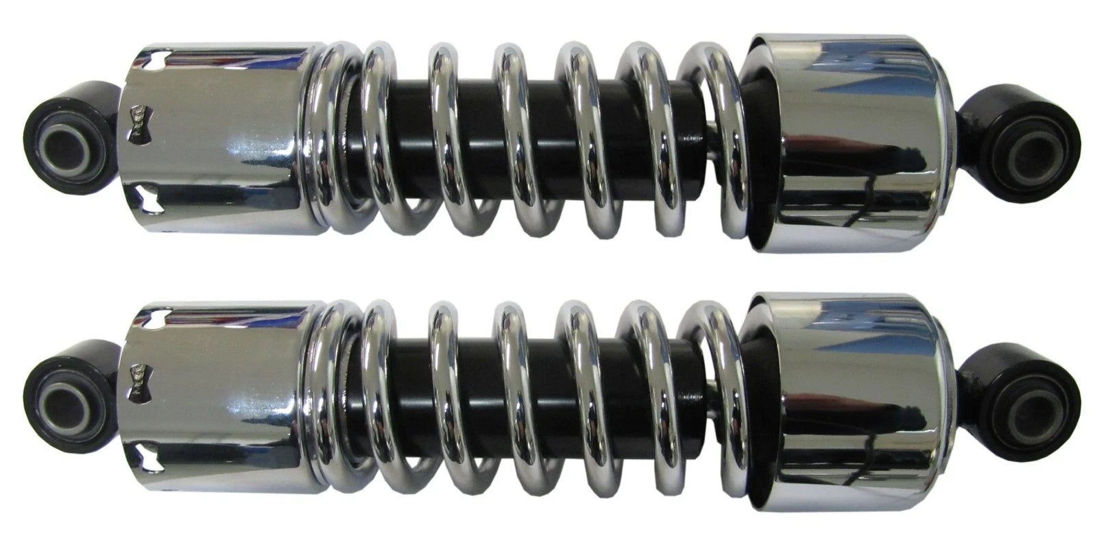 Shocks Harley Davidson 12" 300mm With Chrome Springs (Pair)