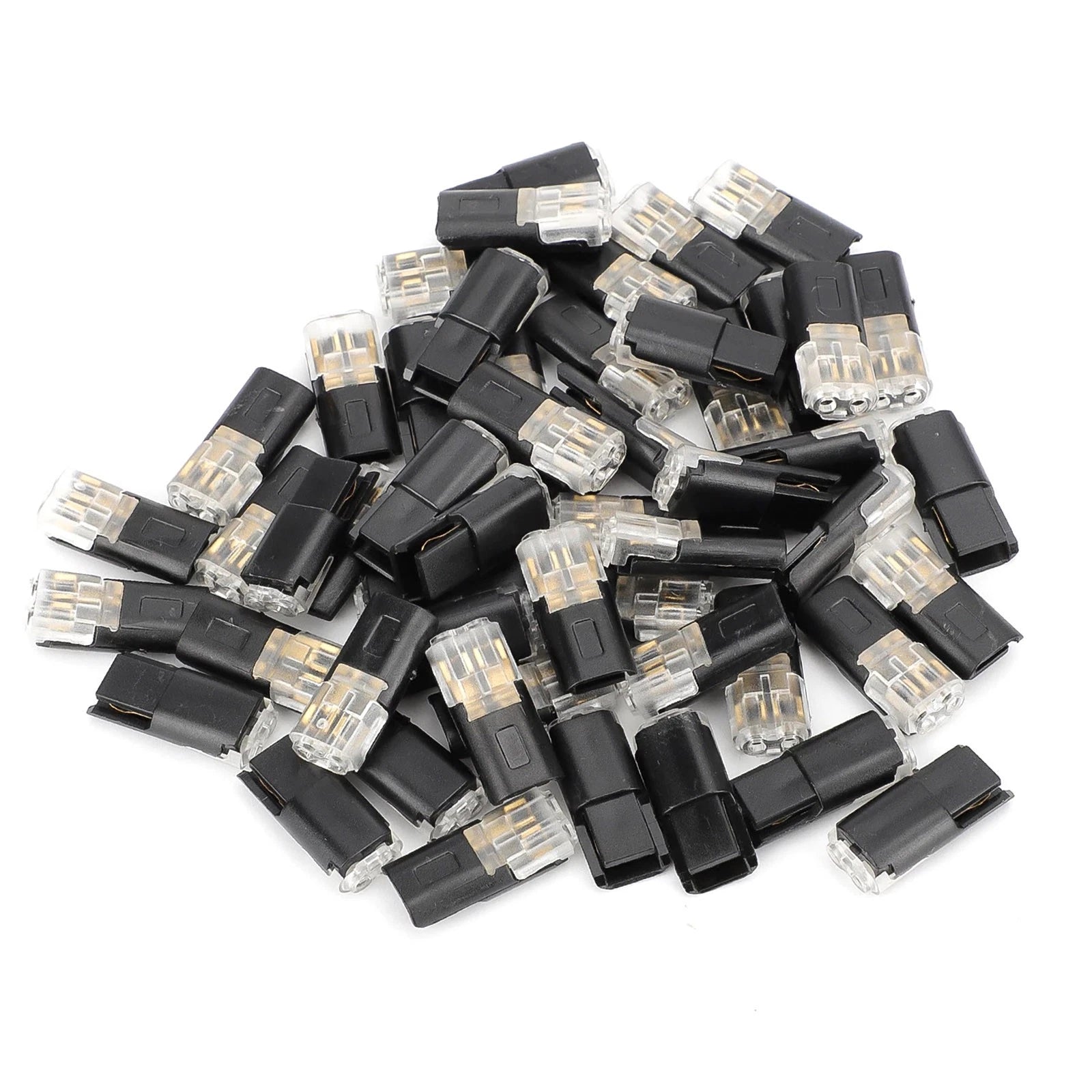18-22 Awg Double Wire Electrical Connectors Plug In With Test Holes