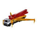 1/100 Concrete Pump Truck Diecast Model Engineering Vehicle Car Toy