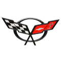 Malibu Boat Corvette Raised Emblem Sticker | 6 5/8 x 3 1/4 Plastic by Malibu
