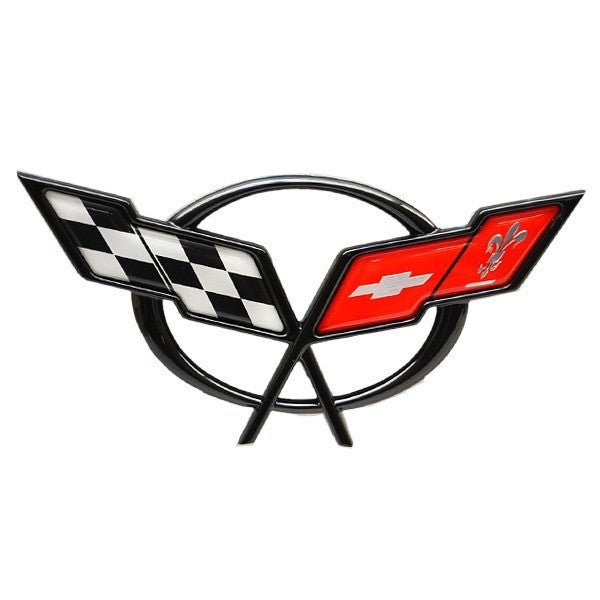 Malibu Boat Corvette Raised Emblem Sticker | 6 5/8 x 3 1/4 Plastic by Malibu