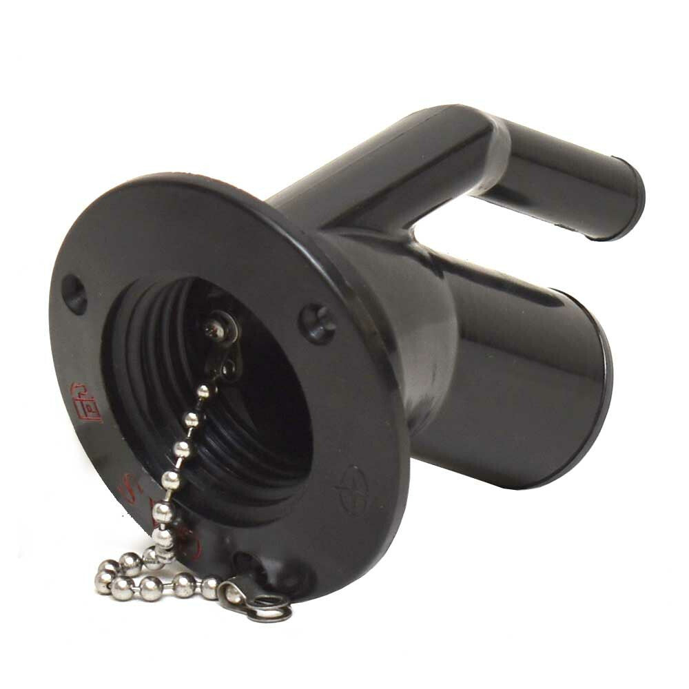 Gemlux Boat Gas Deck Fill Tracker 2 1/8 Inch Black by Gemlux
