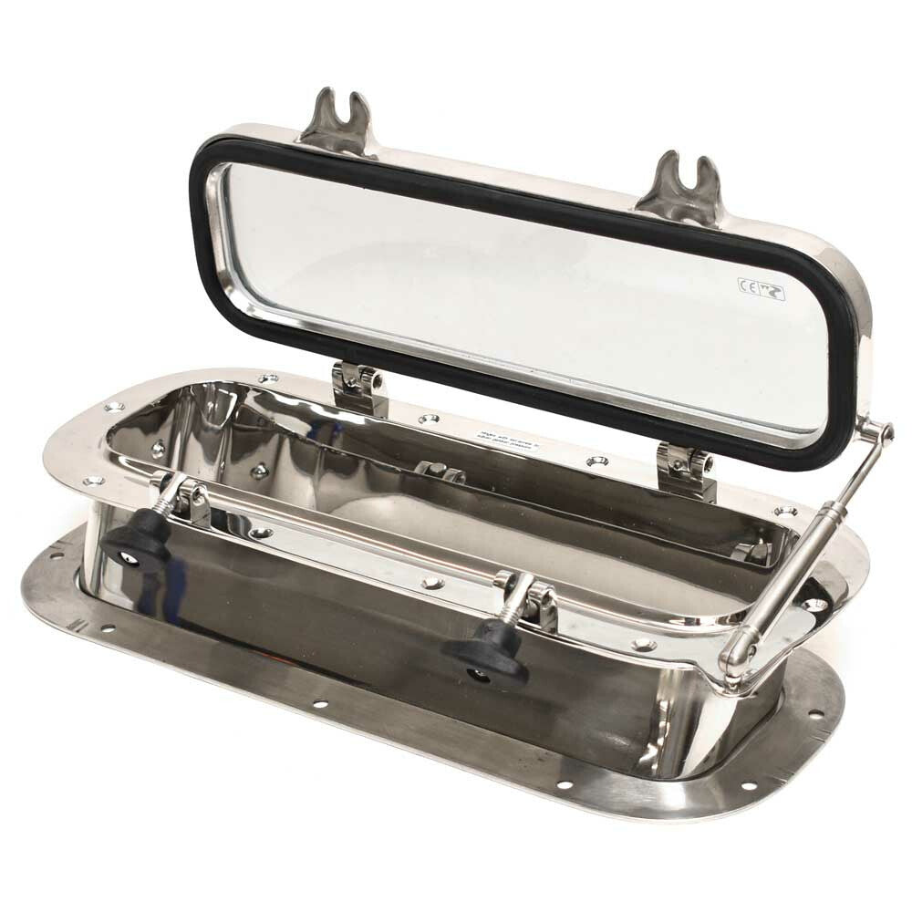 Man Ship Boat Rectangular Window LS-7091A25 14 5/8 x 3 5/8 Inch by Man Ship