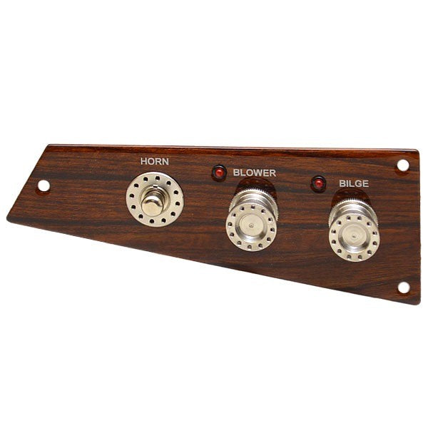 Glastron Boat Pull Switch Panel Woodgrain by Glastron