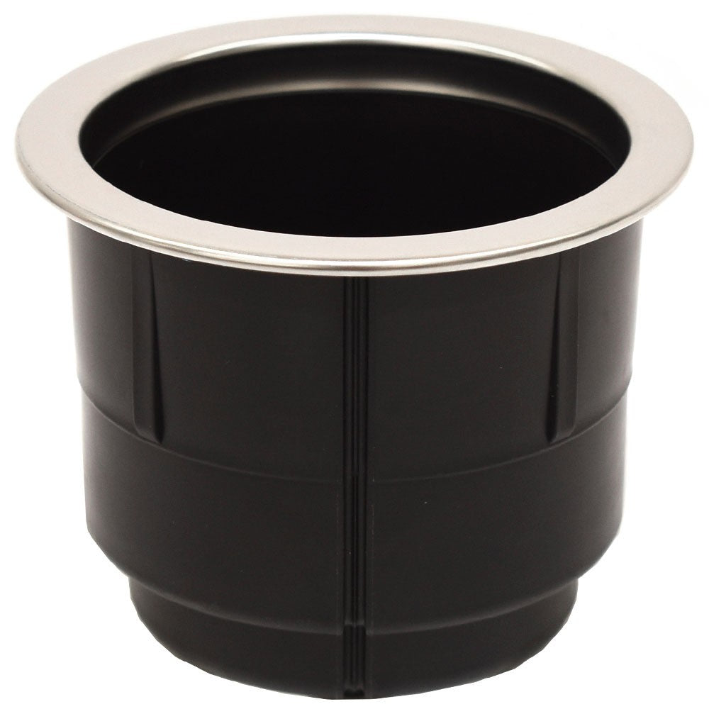 Blue Wave Boat Cup Holder Insert Stainless Rim by Blue Wave