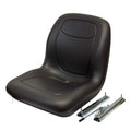 Uni Pro Black Bucket Seat W/ Pair Of Slide Rails Fits Kubota