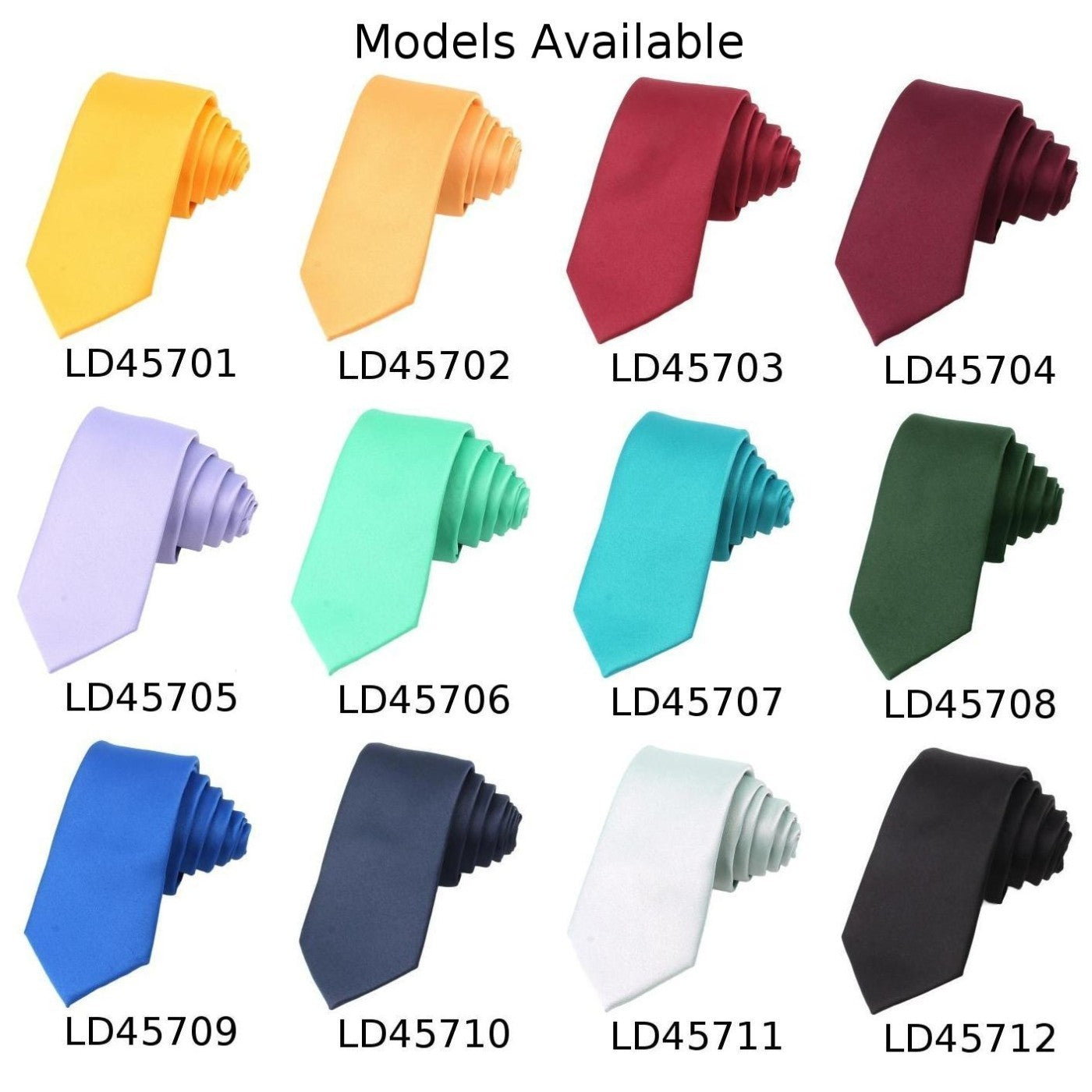 Candy Color Ultra Narrow Polyester Tie
