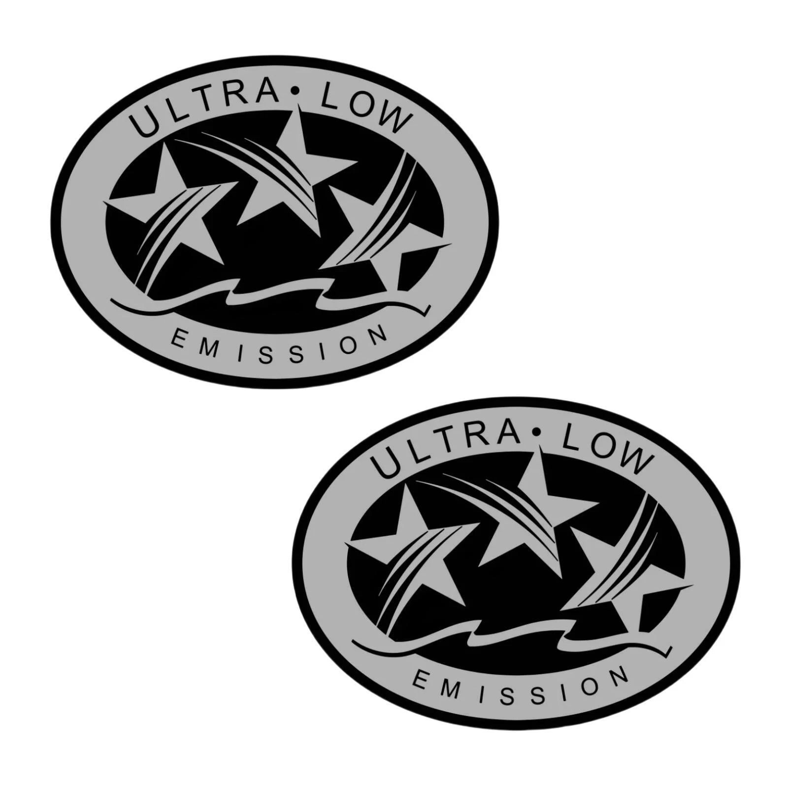 2pcs Ultra Low Emission 3 Star Decals Stickers For Seadoo Yamaha