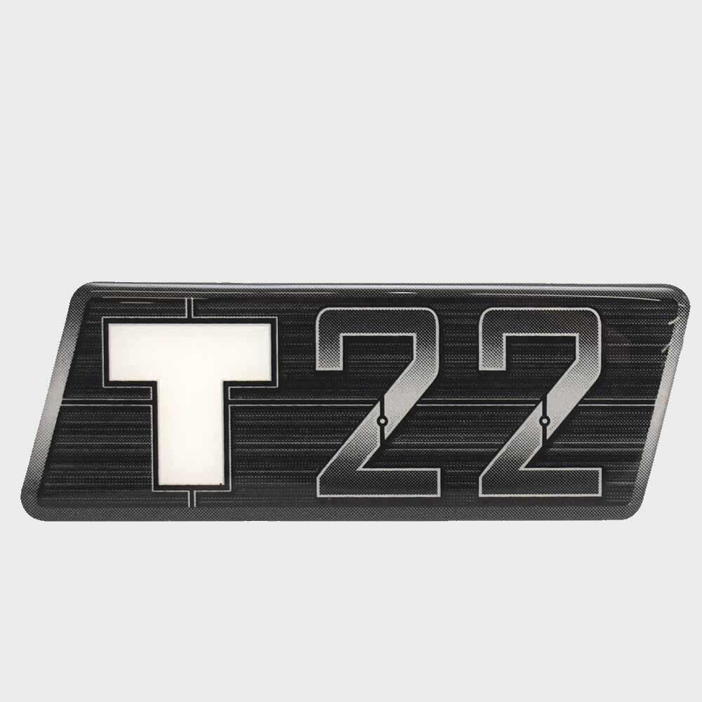 Boat Emblem Decal Axis T22 Black Silver by Axis