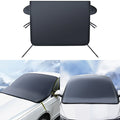 Car Windshield Sun Shade Ice Cover With Straps And Suction Cups For