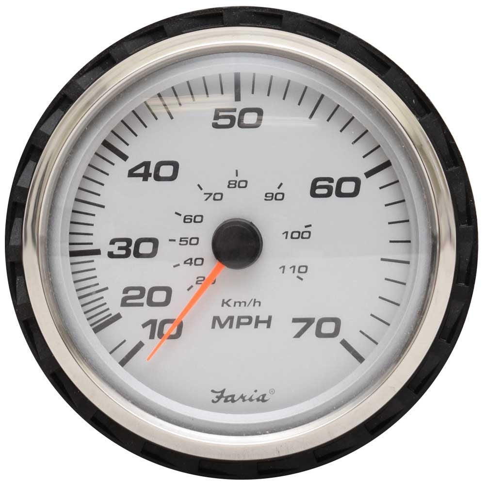 Faria Boat Speedometer Gauge 4 1/4 Inch by Faria