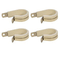 Cushion Clamp Loops Cobalt White Set of 4 by Cobalt