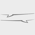 Lowe Boat Graphic Decal Stickers TR315625 Silver (Set of 2) by Lowe