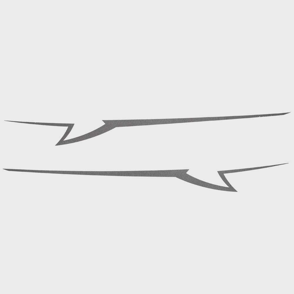Lowe Boat Graphic Decal Stickers TR315625 Silver (Set of 2) by Lowe