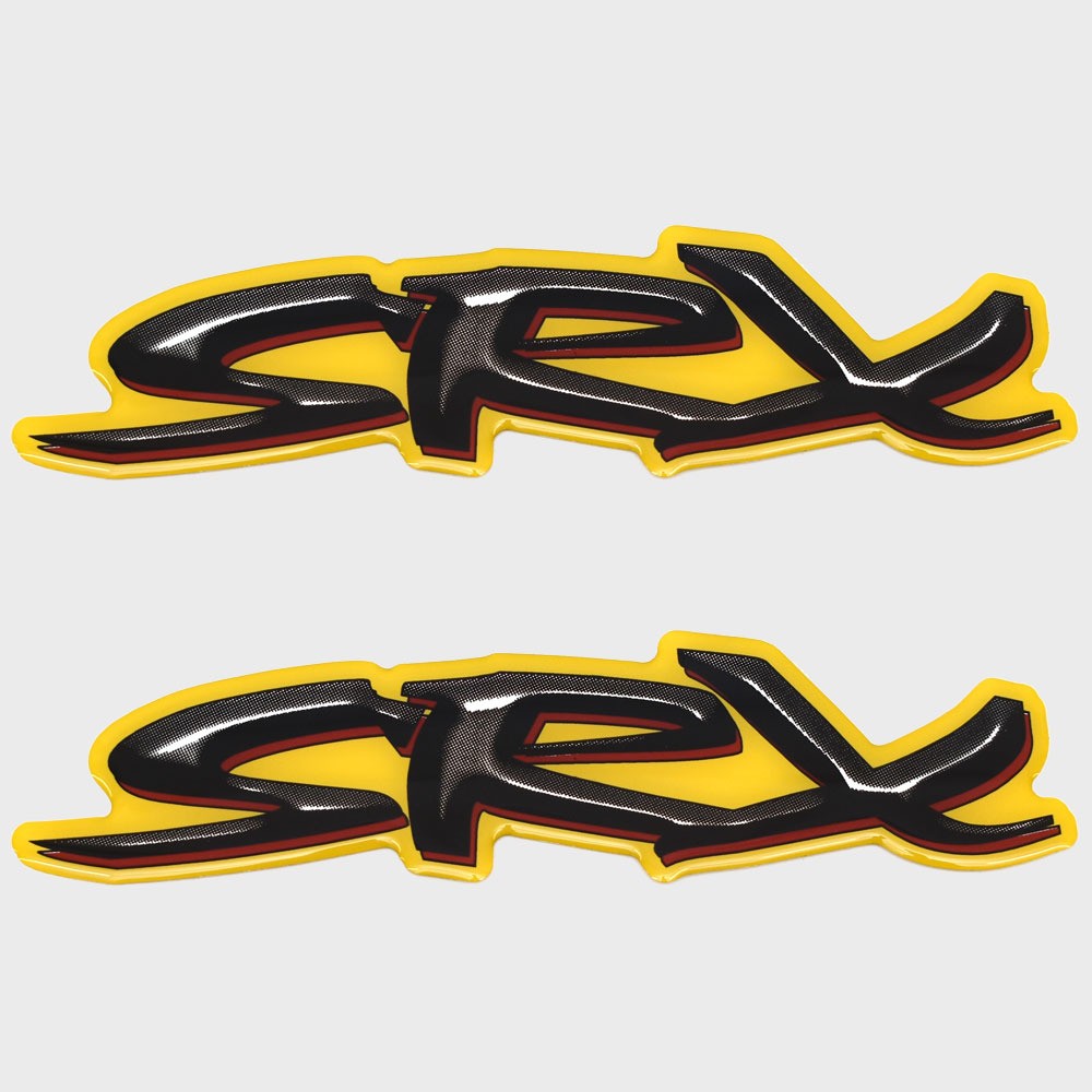 Sea Ray Boat Decals SRX Black Yellow by Sea Ray