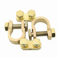 2pcs Heavy Duty Brass Terminals For Secure Connections And Extended