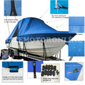 Parker 2300 Center Console T-top Hard-top Fishing Storage Boat Cover