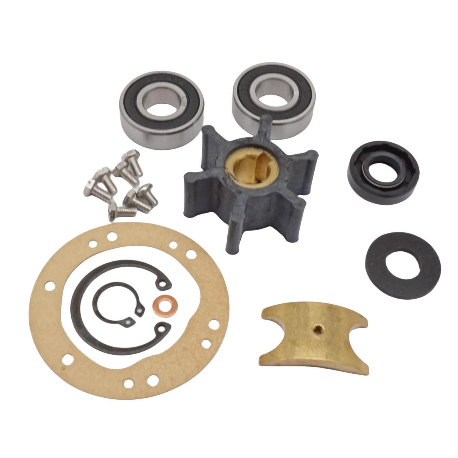 Sea Water Pump Rebuild Kit for Yanmar 3GM/3GMF/3GM30F with 70mm OD Gasket