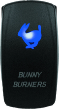 Dragonfire Racing Lighted Switch Bunny Burner On/off Blue